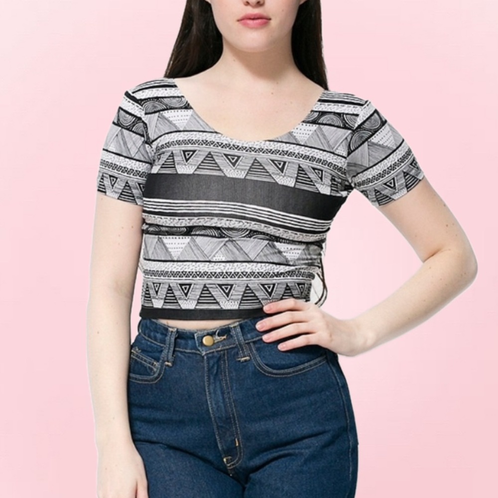 Printed Crop Top